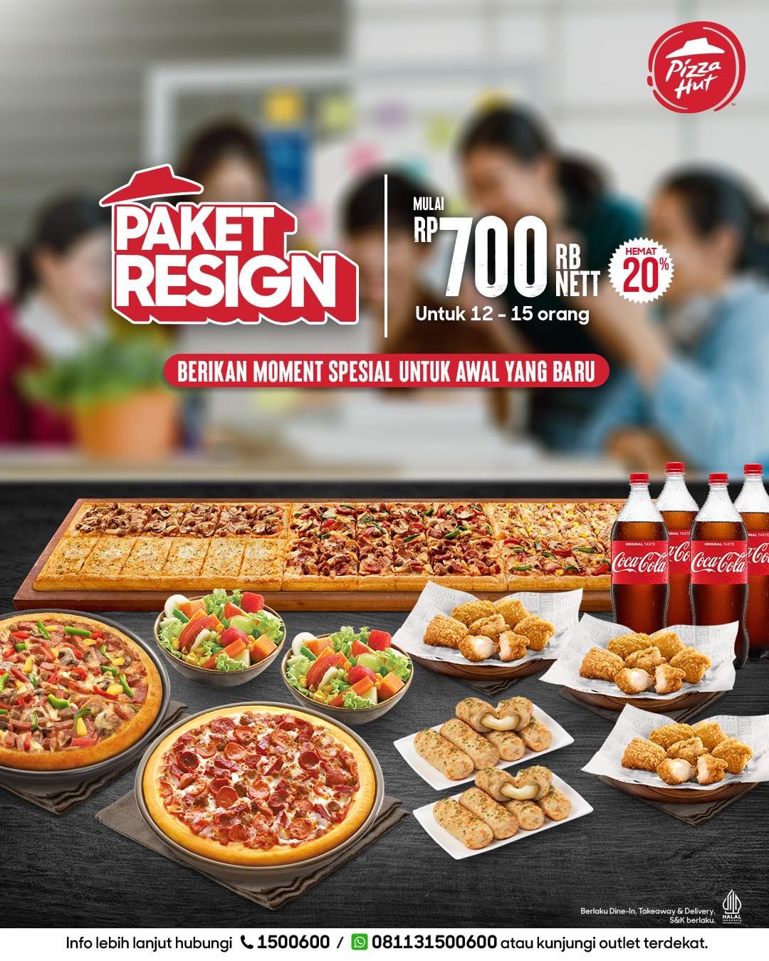 Promo PIZZA HUT PAKET RESIGN Hemat hingga 20%