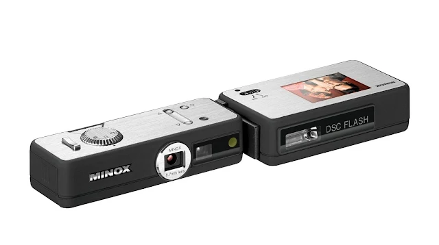 Minox Digital Spy Camera 5.0 Megapixel, 128 MB Flash Memory and SD Card Up to 16GB, 1.5 inch TFT LCD Display