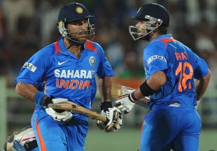 Kohli's century steals victory from Australia,Raina and Yuvi's half century made the way smooth for India