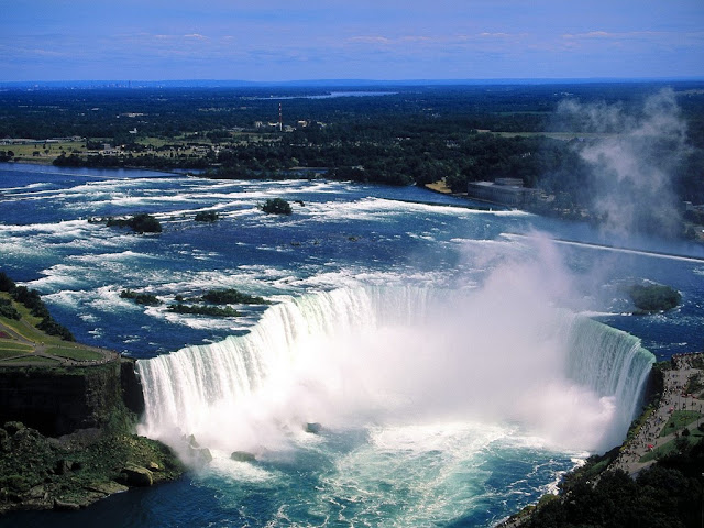 Aerial View of Niagara Falls