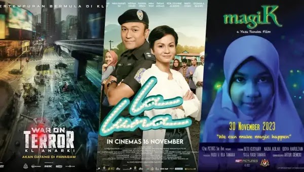 Poster Filem Melayu di Pawagam November 2023