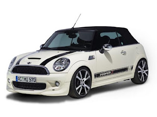 White Mini Cooper Convertible