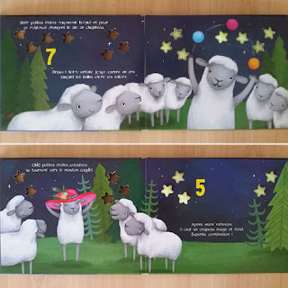 dix petites etoiles, livre pour enfant pour dormir, se dire bonne nuit et faire de beaux rêves et compter les moutons