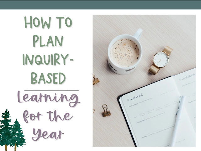 How to plan for inquiry-based learning and phenomenon-based learning for the year