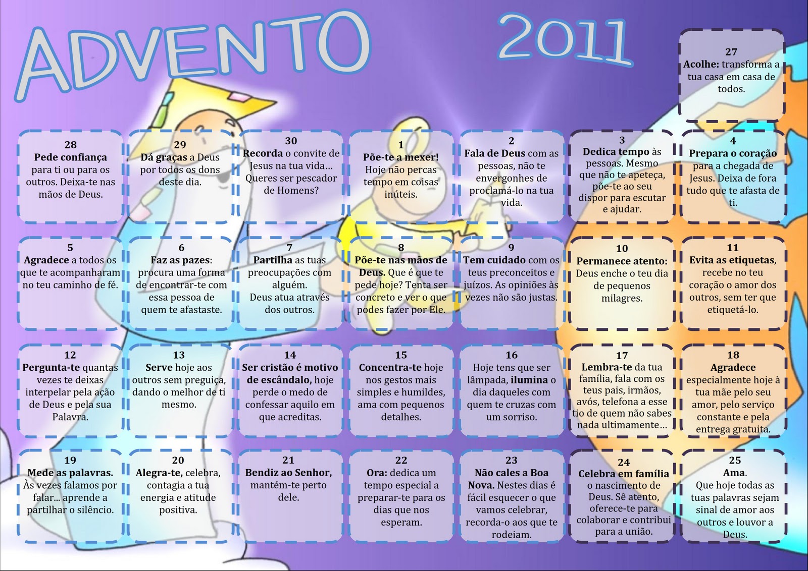 Calendário de Advento ~ MarCha Vouzela