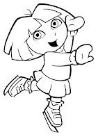 DORA PARA COLOREAR