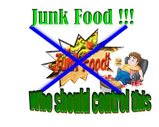 Many people believe it is the school’s responsibility to teach children not to eat junk food