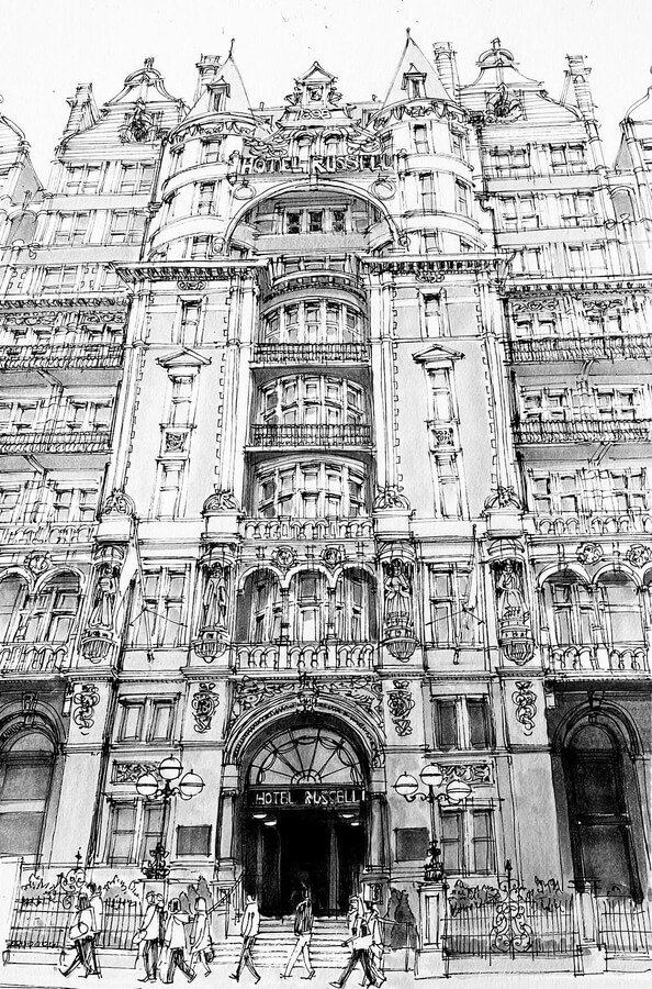 10-Former-Russell-Hotel-in-London-England-Architecture-Drawings-Stephen-Travers-www-designstack-co