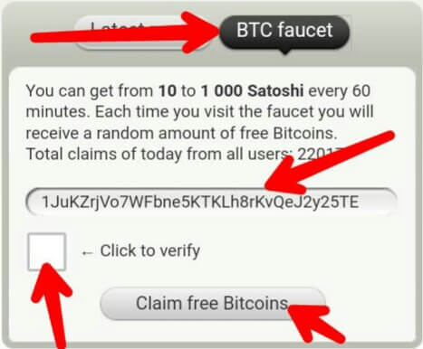 Maka Anda akan dibawa ke halaman Bestchange, kemudian klik BTC Faucet yang berada di paling bawah sebelah kiri halaman.