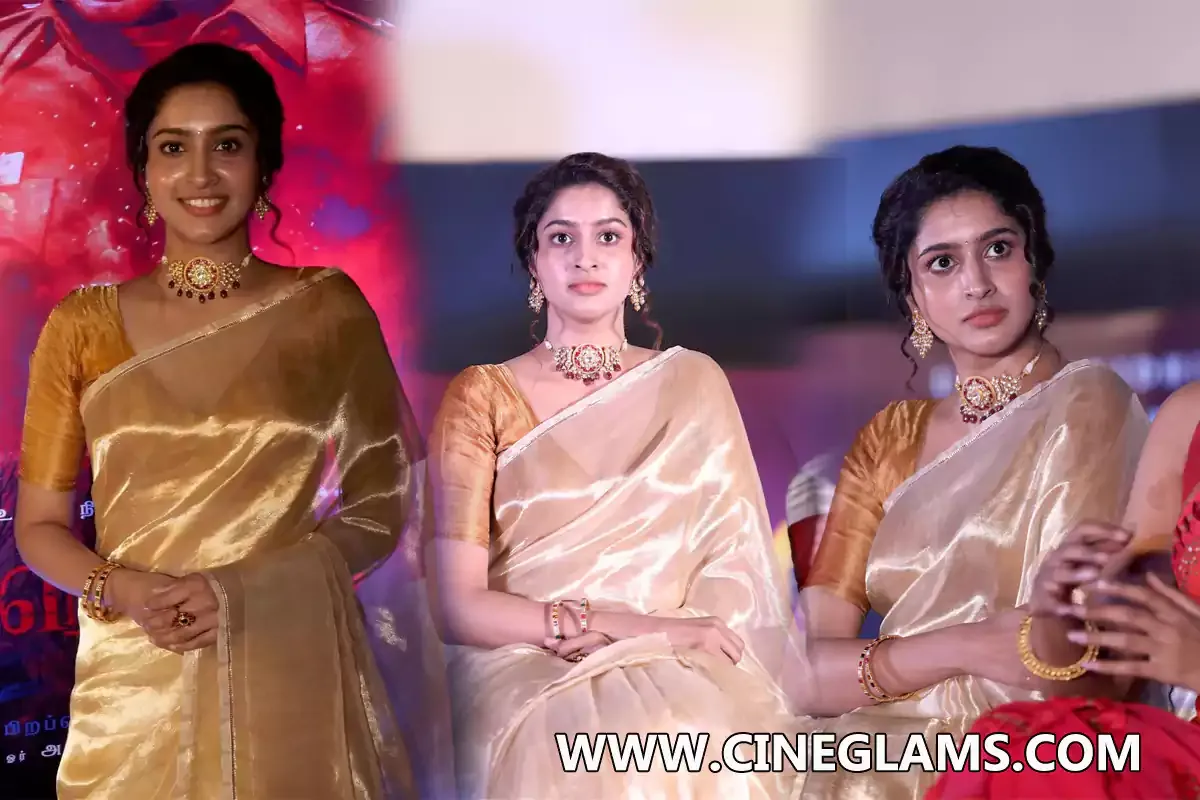 Tanya Ravichandran at Nenjuku Needhi Movie Trailer Launch
