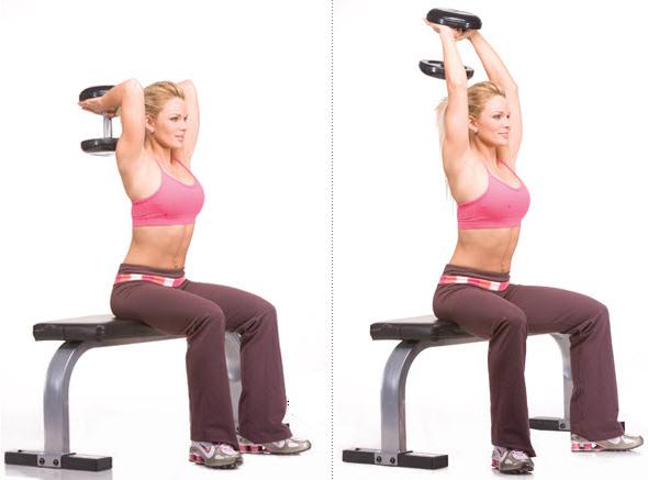 Head Arms Shoulder Back Dumbbell Exercises