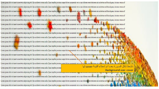 تعيين صورة لخلفية الصفحة web page image باستخدام CSS