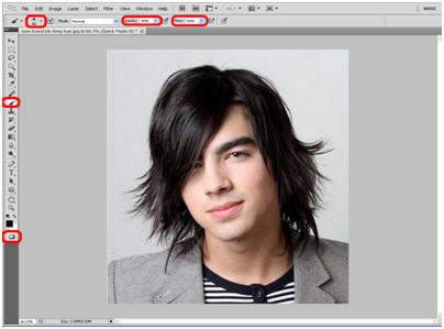 Cara mewarnai rambut foto di photoshop  SANTRI AKTIF