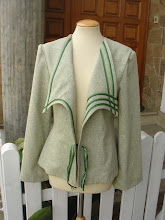 Chaqueta verde marinera lazos