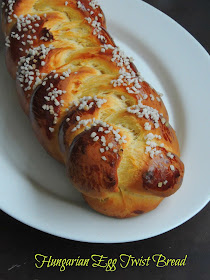 Hungarian Egg Twist Bread, Fonott Kalacs