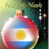 Feliz año nuevo Argentina con Esfera