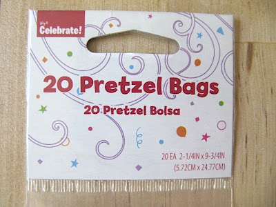 pretzel bag gift wrap idea