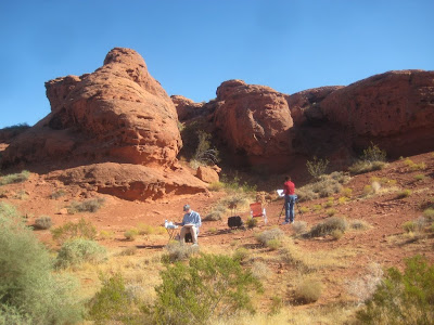 Roland Lee painting watercolor painting workshop in St. George Utah