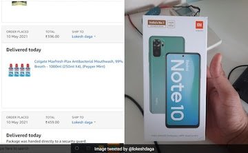A Guy from mumbai Orders colgateMouthwash On Amazon, & get smartphone