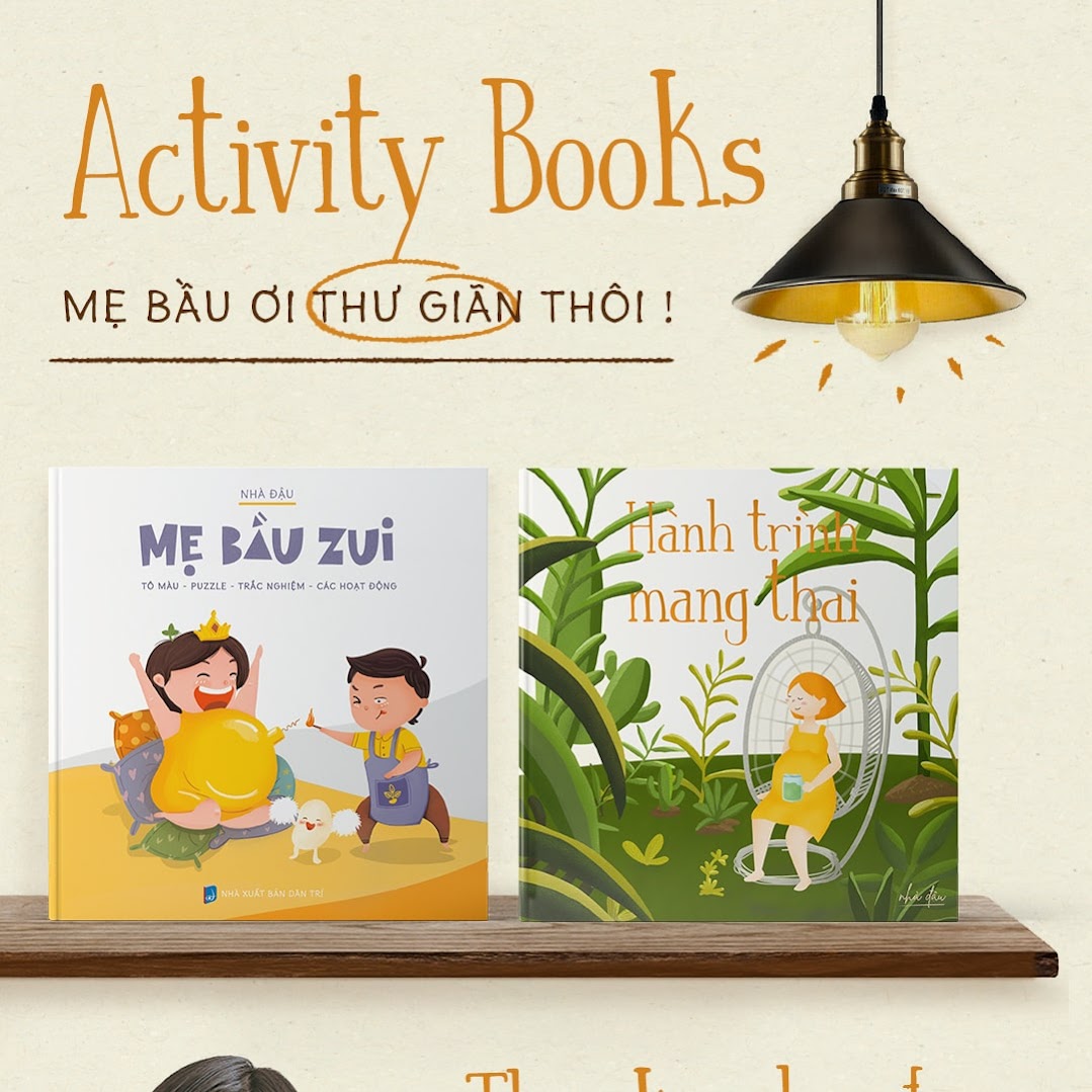 [A116] Activity book: Combo sách thai giáo hữu ích cho Mẹ Bầu