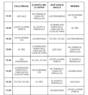 Actuaciones batalla de Coplas en el Paseo Maritimo