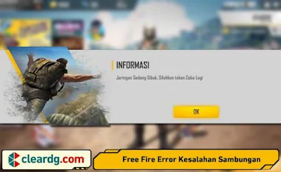 Free Fire Error Kesalahan Sambungan