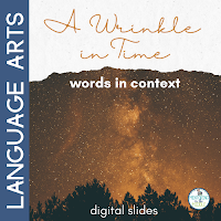 stars in the sky for A Wrinkle in Time context clues google activity
