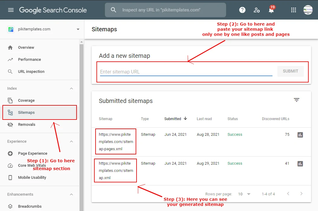 Blogger Sitemap for Google