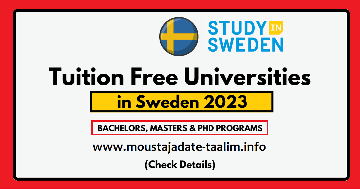 الجامعات الحرة في السويد 2023 | الدراسة في السويد