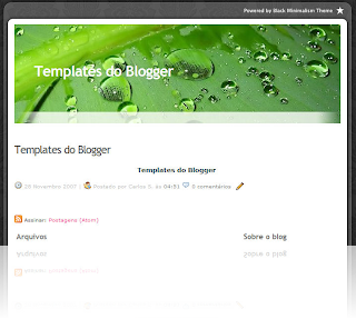 Template Minima para blogger