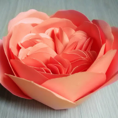 Rosa de papercraft