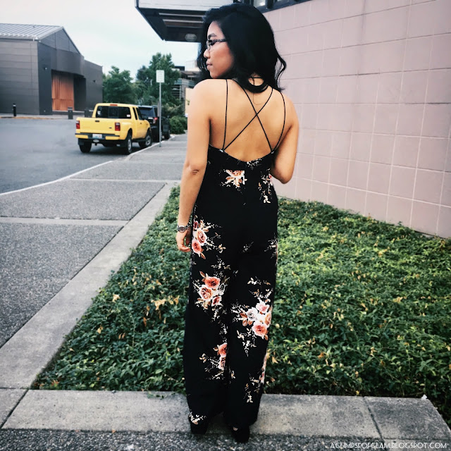 A Glimpse of Glam, Style Inspiration, Summer Events, Floral, Jumpsuits, Floral Print, Summer Style, Instagram - Andrea Tiffany