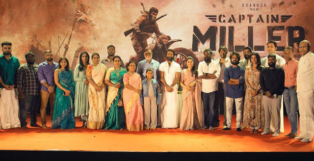 Captain miller movie pooja celebration photos