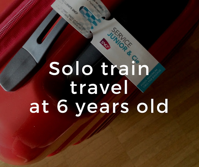 Solo train travel as a child
