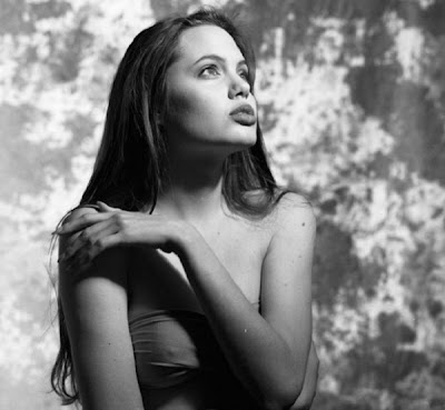 Young Angelina Jolie Bold Photo