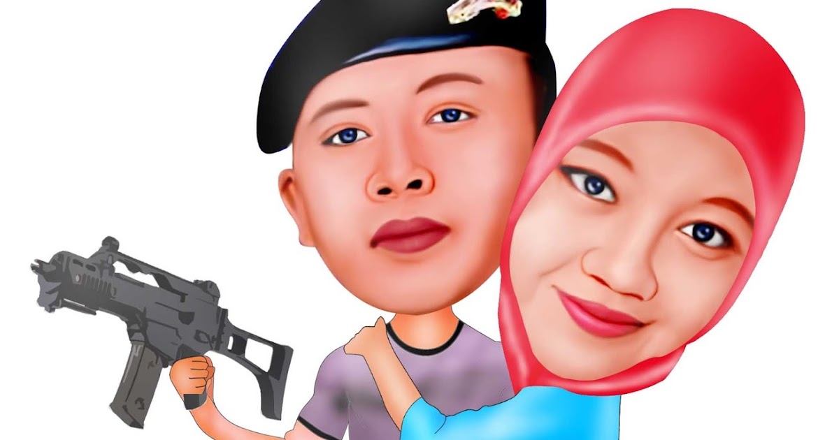  Karikatur  Center Karikatur  Couple Tentara 