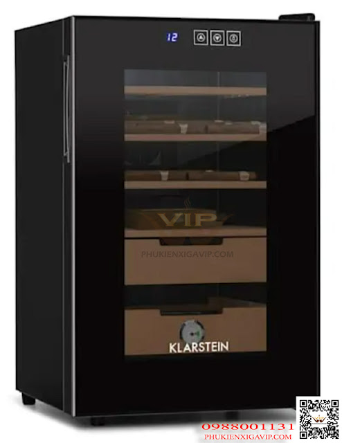 Giới thiệu về tủ xì gà cắm điện Klarstein EL 65L, ưu điểm nổi bật Klarstein-El-Presidente-65L