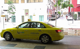 Yellow city cab