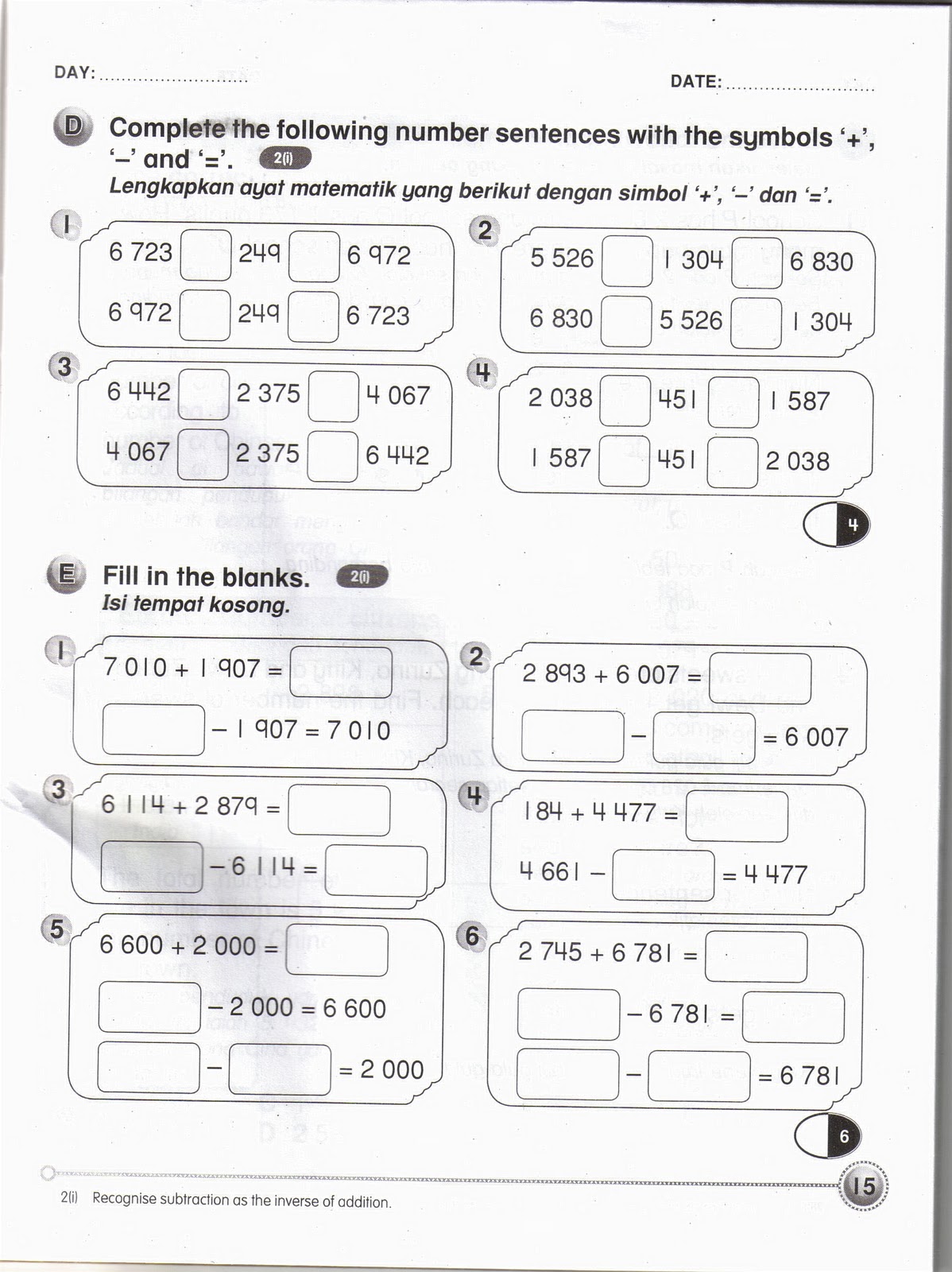 Belajar Bersama CIkgu Florence: Ulangkaji Matematik Tahun ...