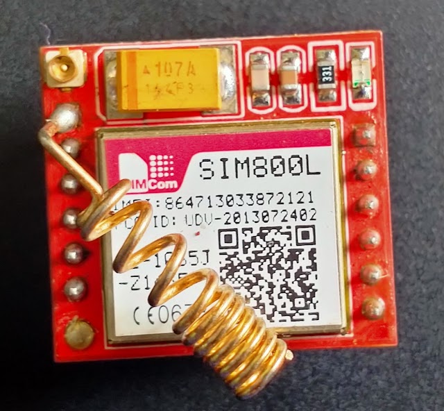GSM-SIM800L | Code | Circuit | Pin configuration