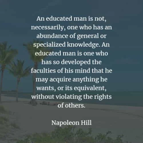 Famous quotes and sayings by Napoleon Hill