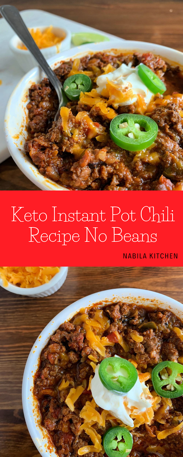 Keto Instant Pot Chili Recipe No Beans