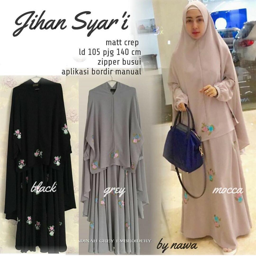 Pusat Grosir Hijab Gamis Terbaru Ready Stock Jihan Syari By Nawa