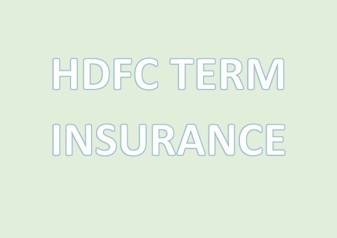 HDFC TERM INSURANCE