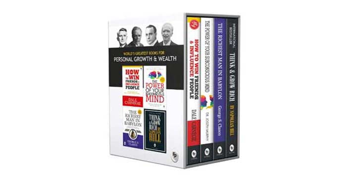 World’s Greatest Books For Personal Growth & Wealth (Set of 4 Books) Perfect Motivational Gift Set Paperback – 1 August 2019