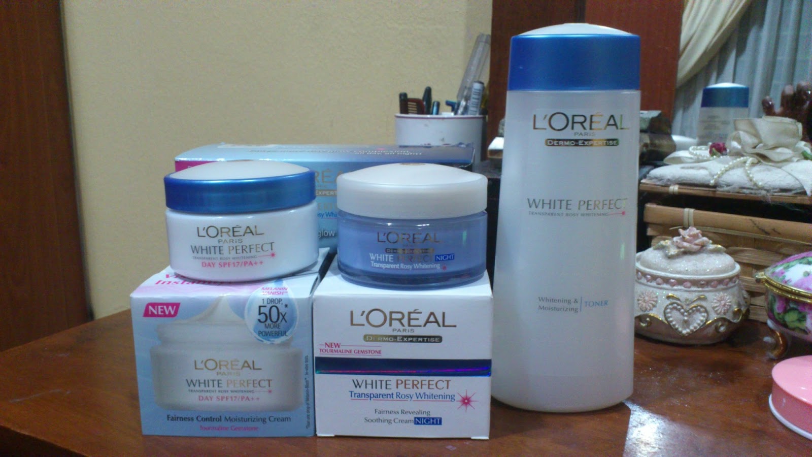 L Oreal White Perfect Transparent Rosy Whitening