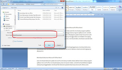 Menyimpan Dan Membuka Dokumen Office Word Tutorial Lengkap Membuat, Menyimpan Dan Membuka Dokumen Microsoft Office Word