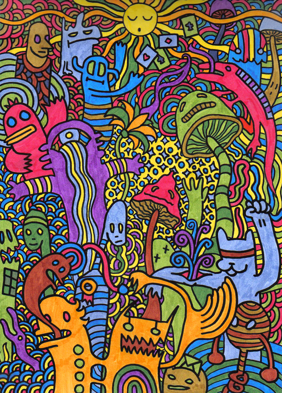Psychedelic art: Fine psychedelic pictures