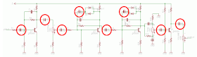 Coupling capacitors Big Muff