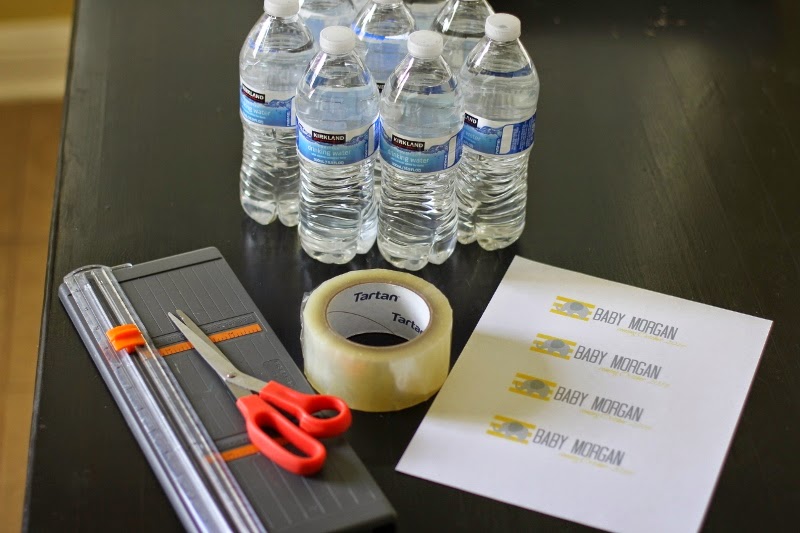 Custom water bottle labels diy